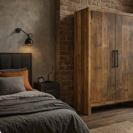 Maffigt klädskåp -Teak