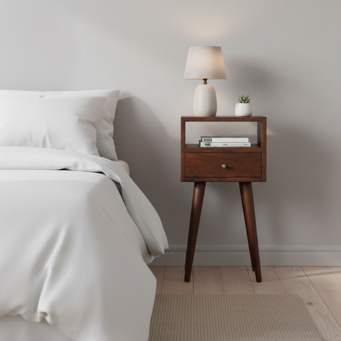 Litet sängbord - Kastanj - My Home My Way    
