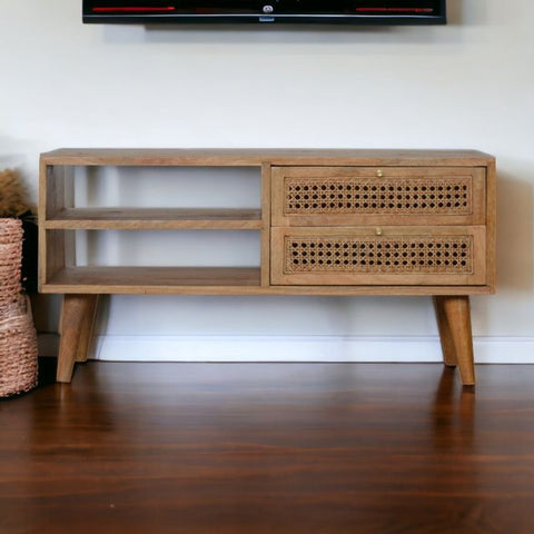 Tv-bänk Larrisa i massivt trä - My Home My Way    