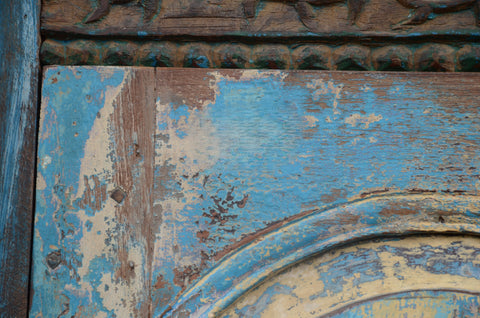 Karaktärsfullt vintageskåp i blå stil - My Home My Way    