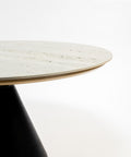 Runt soffbord med konformad fot - My Home My Way    