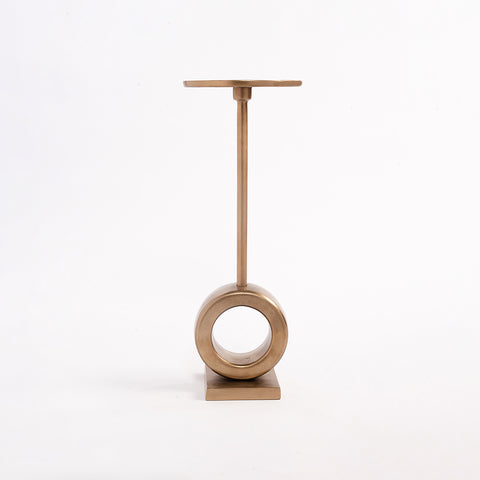 Dekorativt avlastningsbord av aluminium