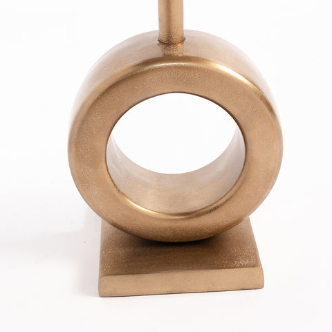 Dekorativt avlastningsbord av aluminium