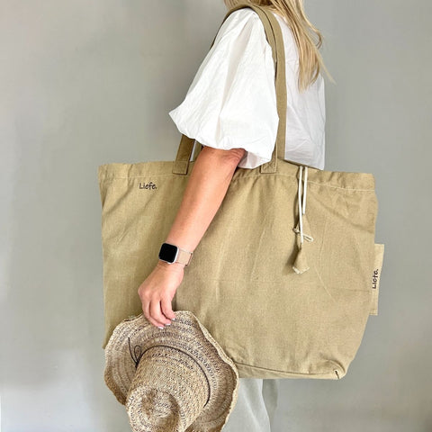 BigBag - Bomullsväska i khaki