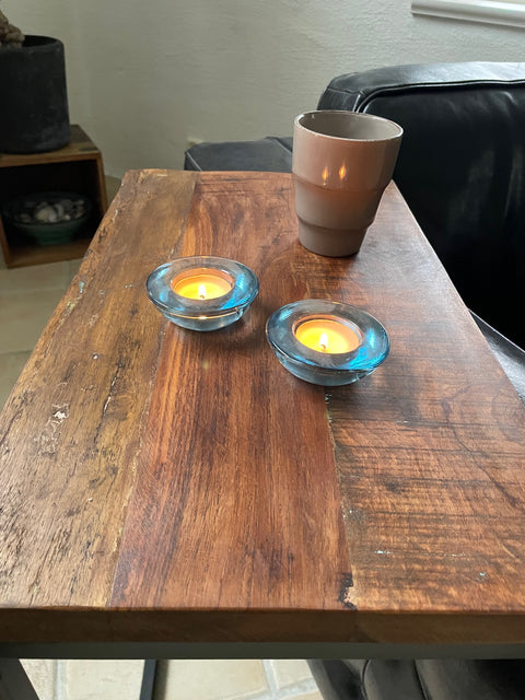 Flexibelt avlastningsbord av återvunnet trä - My Home My Way    